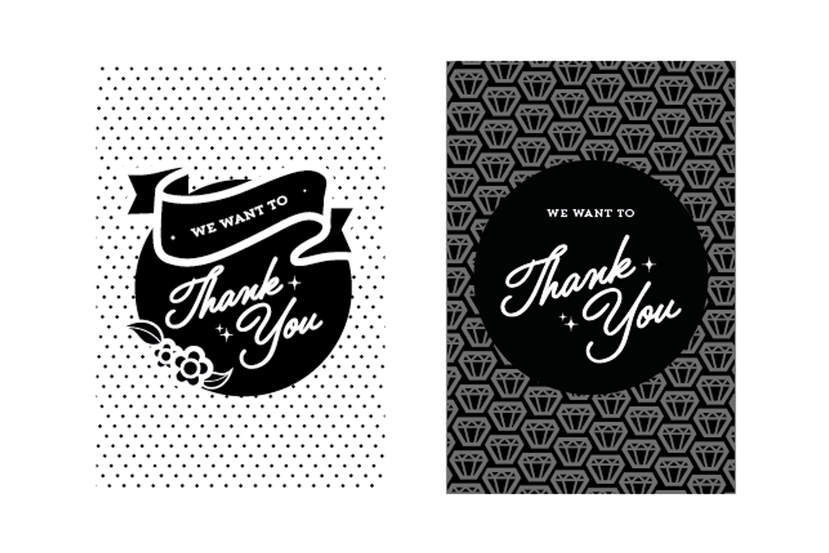 8 Elegant Thank You Cards, a Card Template by UltraaViolets (Photo 3 of 5)