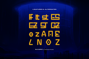 Naxero | Futuristic Typeface, a Sans Serif Font by gracetype_studio (Thumbnail 12 of 12)
