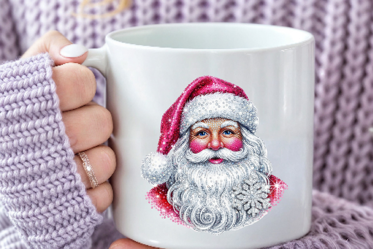 Rhinestone Diamond Christmas Santa, an Illustration by Dream Creation (Photo 4 of 5)