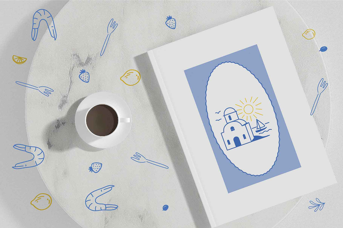 Mediterranean Amalfi Style Poster, an Illustration by Imaginary Party (Photo 6 of 9)