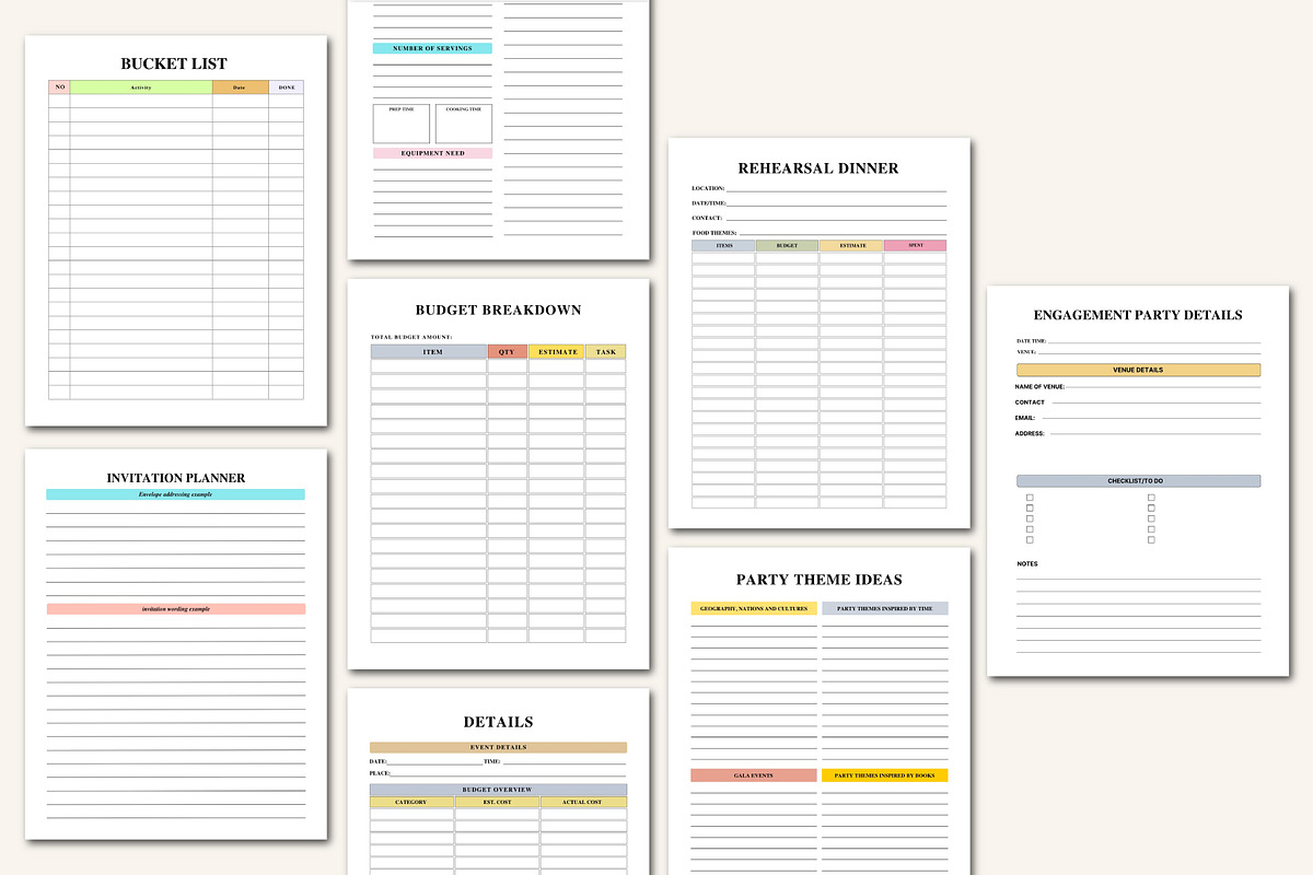 2026–2027 Event Management Planner, a Stationery Template by Designmela01 (Photo 8 of 10)