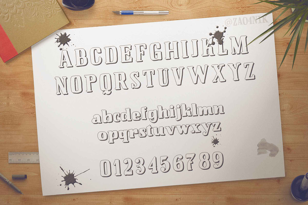 Evening Type for Printing preview 3