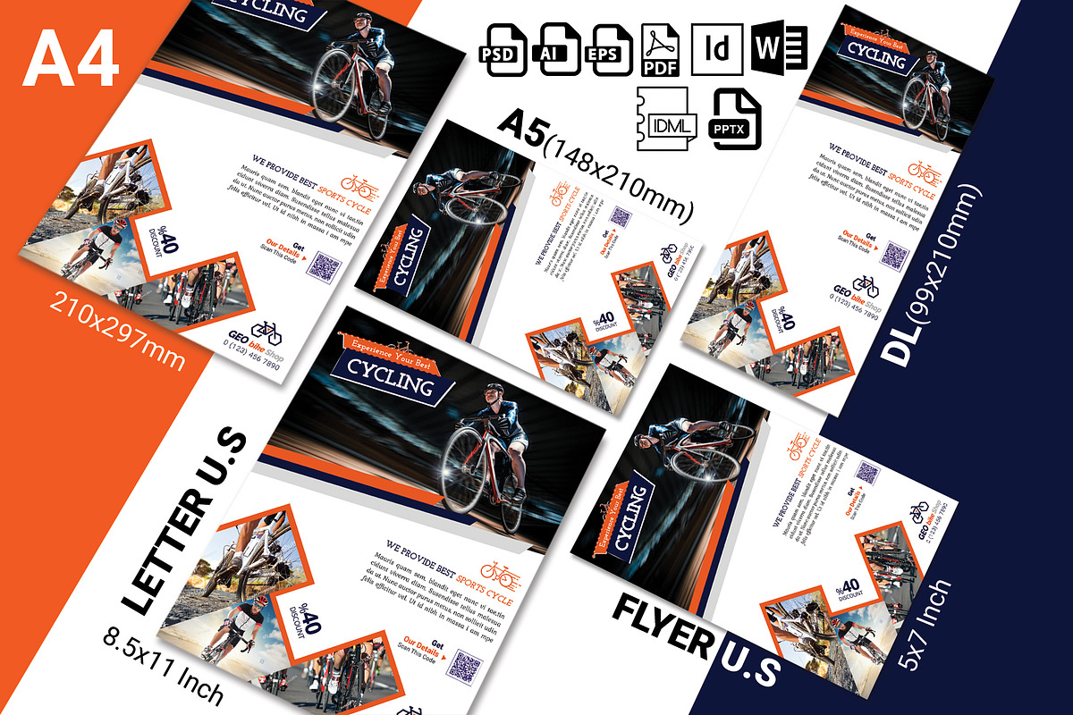 Cycle Shop Flyer Template Vol-01, a Flyer Template by Imagine Design Studio