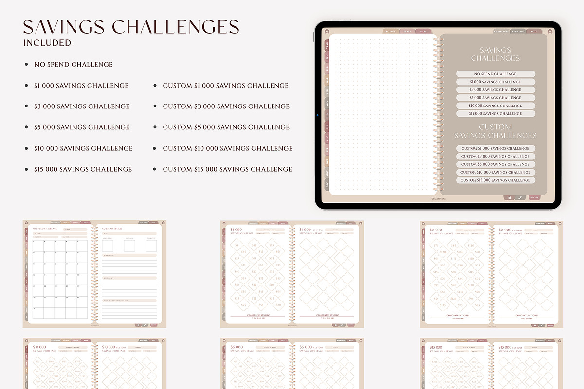 Digital Budget Planner, a Presentation Template by SofiaDesign16 (Photo 5 of 9)