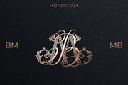MB BM Wedding Monogram Logo, a Branding & Logo Template by LogoAV (Thumbnail 1 of 6)