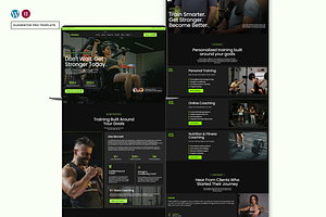 Fitness & Gym WordPress Template, a WordPress Template by Web Template Market