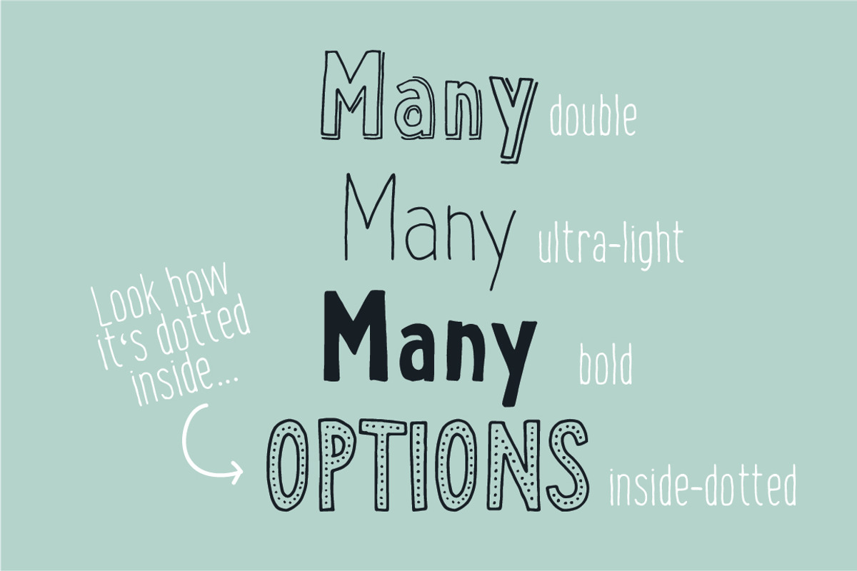Stack up - The universal font family preview 3