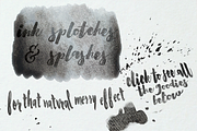 Ink Textures For Fonts, a Texture Graphic by WeLivedHappilyEverAfter (Thumbnail 2 of 6)