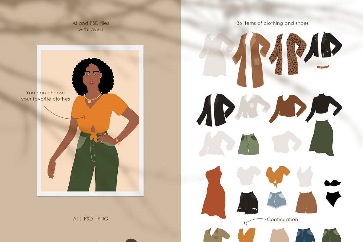 Portrait Creator - Woman, a Person Illustration by PatrushevaYana (Photo 5 of 7)