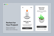 Stylish Room Props 3D Pack, a Decorative Illustration by twinstd (Thumbnail 4 of 6)