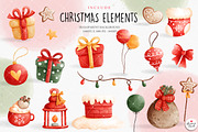 Christmas gnome clipart, an Illustration by Chonnieartwork (Thumbnail 8 of 8)