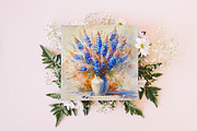 Bluebonnets in Texas Watercolor, an Object Graphic by NeatGrafix (Thumbnail 5 of 10)