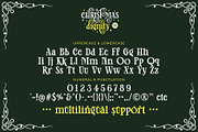 Christmas Dignity - Swirl Serif Font, a Serif Font by Airotype (Thumbnail 11 of 15)