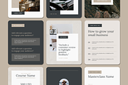Parker Social Media Canva Templates, a Templates & Theme by Regent Parkette (Thumbnail 2 of 5)