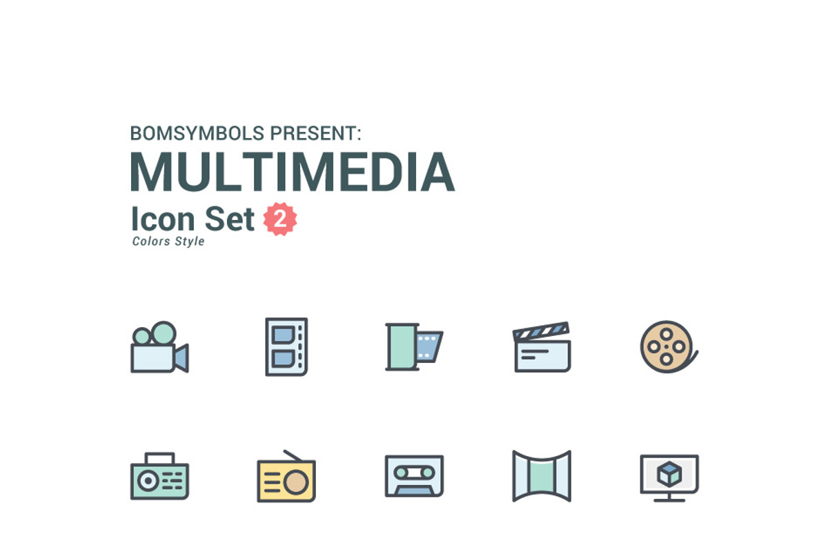 Multimedia Colors, an Icon by BomSymbols (Photo 5 of 5)