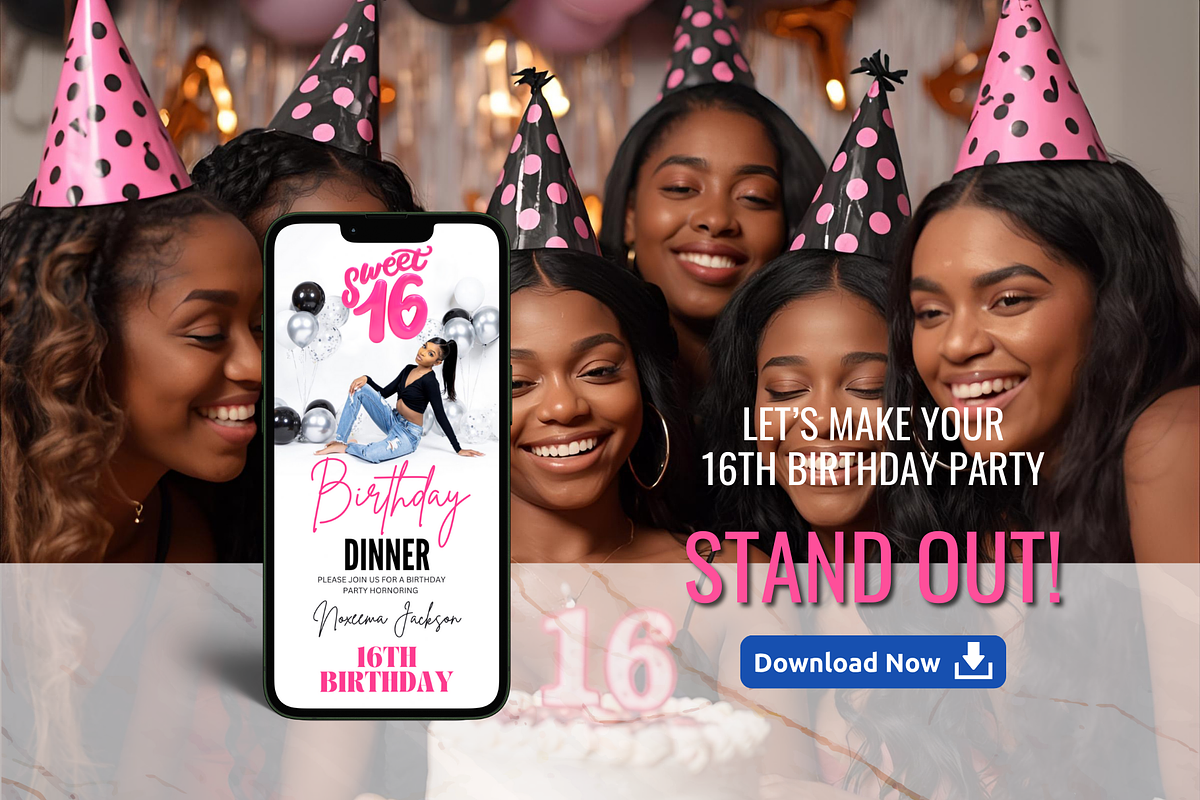 Sweet 16 Birthday Invitation, an Invitation Template by Earth5168 (Photo 7 of 8)