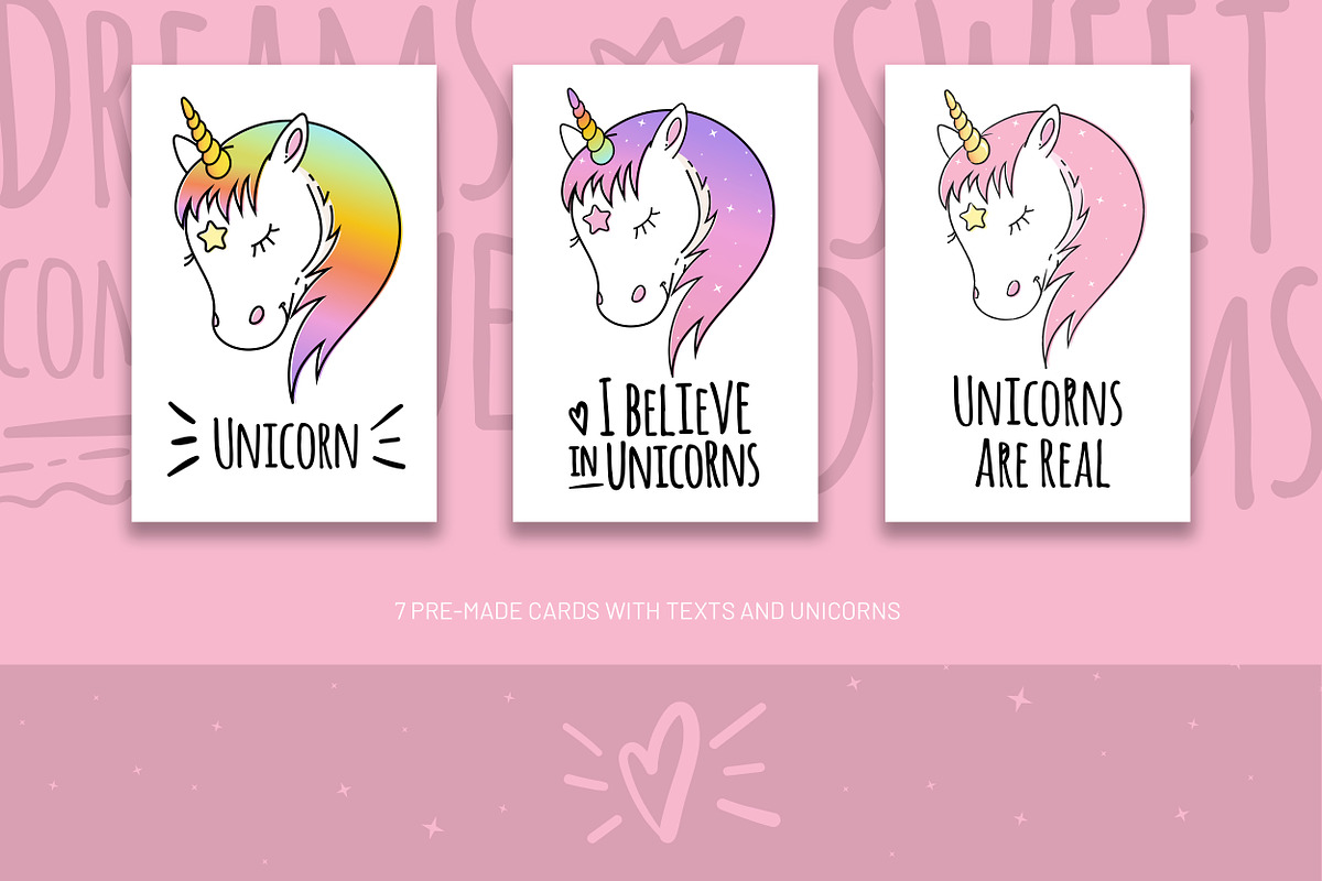 Unicorns., an Animal Illustration by Cheremuha (Photo 6 of 6)