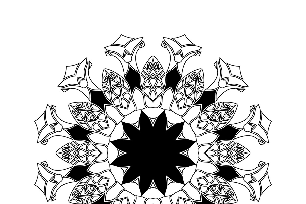 20 mandala vector background design, a Pattern Graphic by NJ Himel (Photo 13 of 21)