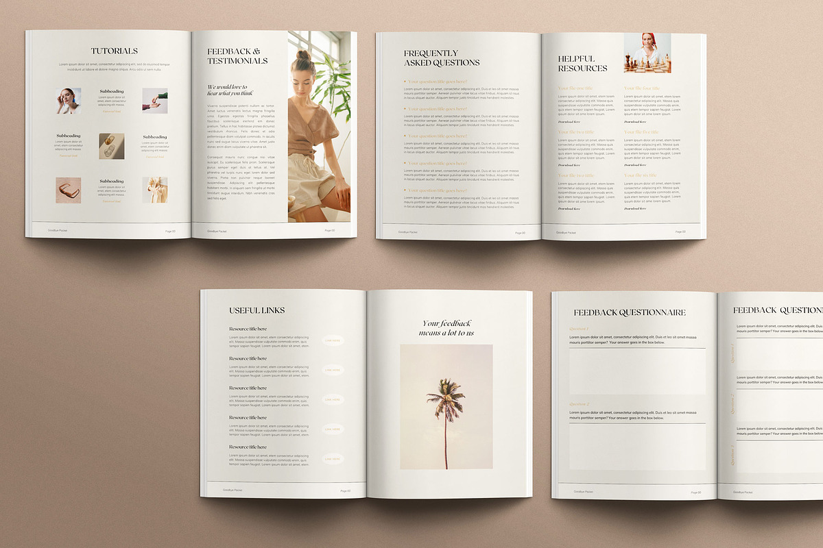 Client Service Experience Templates, a Magazine Template by Sierra Creative Studio (Photo 16 of 17)