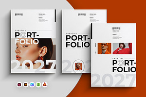 Modern Portfolio Cover Template, a Brochure Template by Spark_Creative