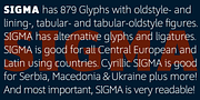 Sigma, a Sans Serif Font by Wiescher-Design (Thumbnail 5 of 10)