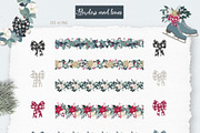 Farmhouse Christmas illustration, an Illustration by Cozy pattern shop (Thumbnail 10 of 12)