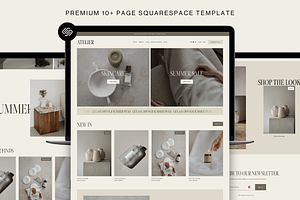 Squarespace Website Template Atelier