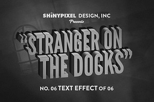 Old Movie Title Text Effect