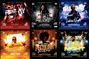 70 Night Club Party Flyer Bundle, a Flyer Template by StarPixles11 (Thumbnail 10 of 16)