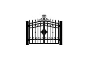 Ornate Wrought Iron Gate Vector Bund, an Illustration by Designs_River (Thumbnail 42 of 47)