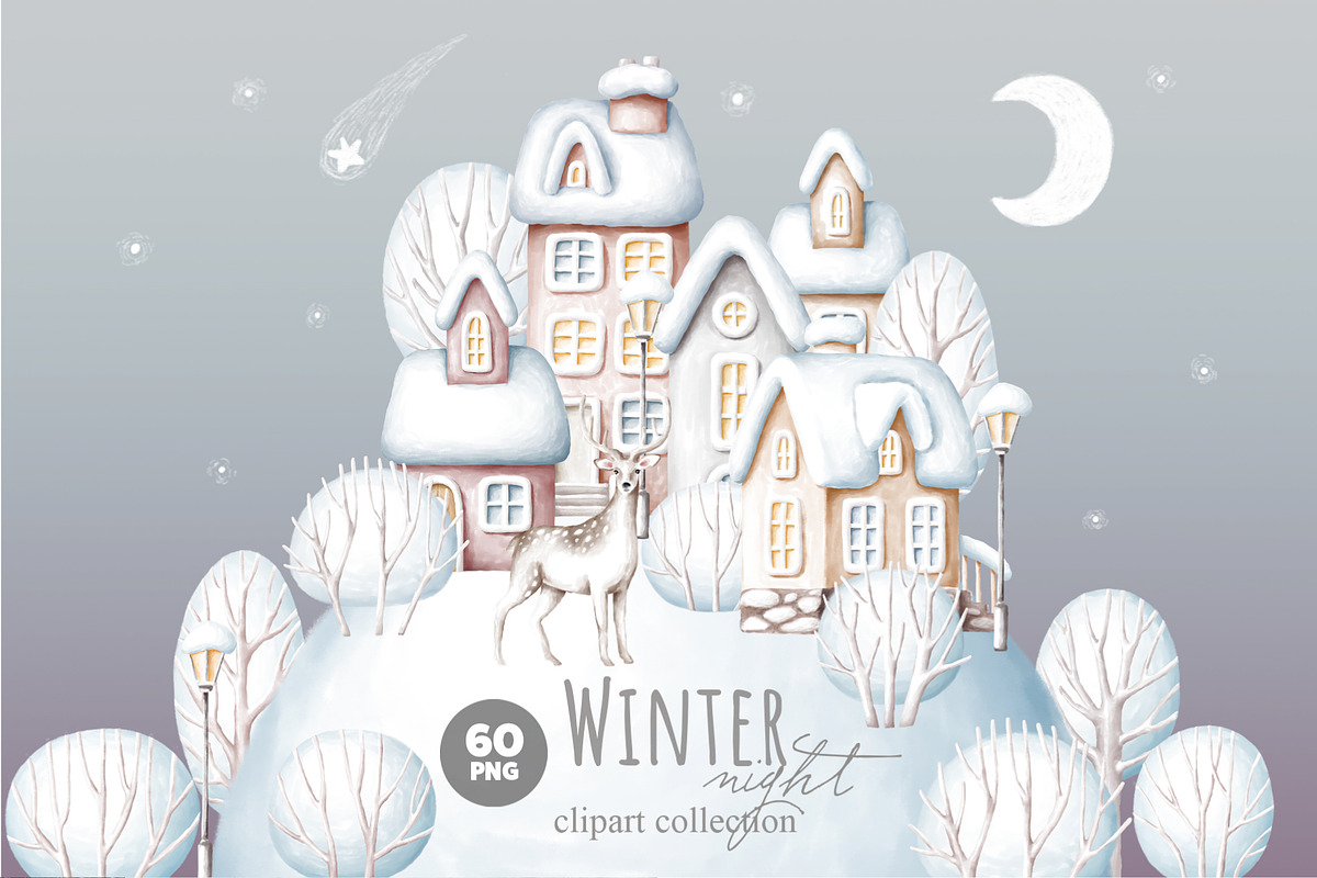 Snowy Season Bundle, an Illustration by Anastasiya Klempach (Photo 9 of 10)