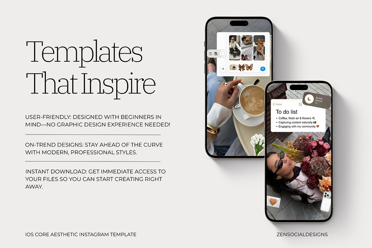 iOS Core Instagram Templates, a Social Media Template by ZenSocialDesigns (Photo 7 of 9)