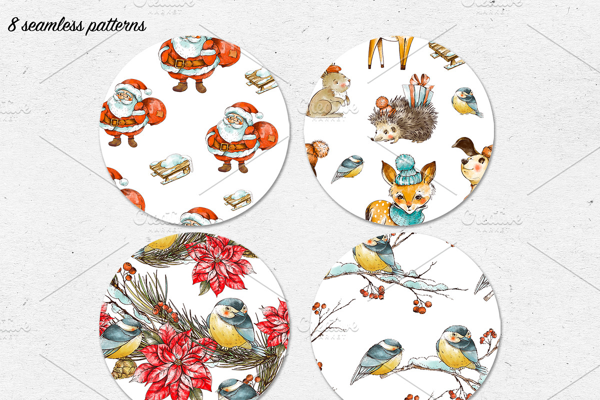 Christmas mood collection, an Animal Illustration by Belusuab (Photo 10 of 13)