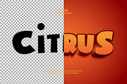 Text Effect Citrus, a Layer Style Add-On by Navy Graphic (Thumbnail 2 of 2)