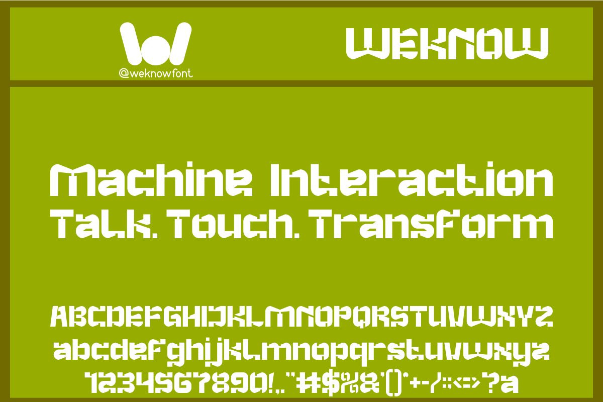 Action Movie font, a Font by weknow (Photo 5 of 8)