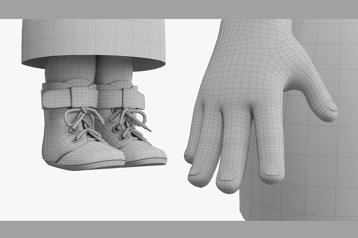 3d Cartoon Girl SG3FC, a Characters & Person 3D Model by LomellRueca (Photo 17 of 27)