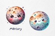 Cute Space Object Clipart, an Education Illustration by jvxvxnism (Thumbnail 9 of 16)