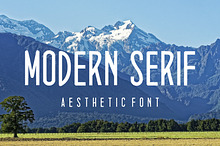 Modern Serif – Aesthetic