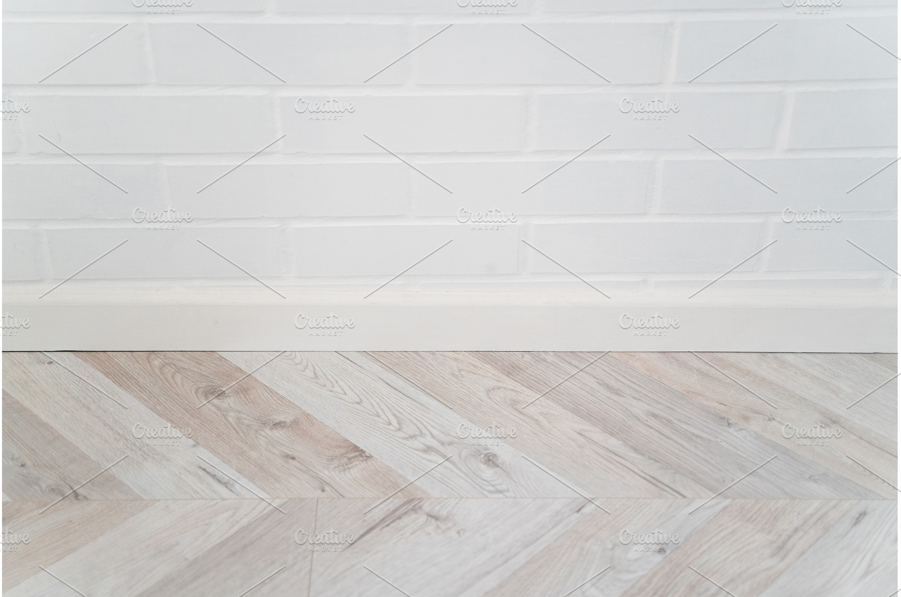 White painted brick wall and wooden, a Background Photo by volodymyrshtun13795