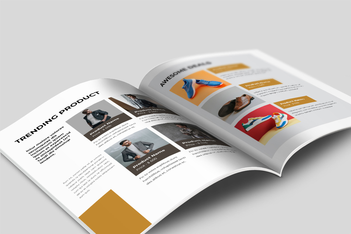 Men's Fashion Catalog, a Brochure Template by UICreative (Photo 3 of 4)