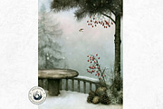 Surreal Moody Christmas Backdrops, a Background Graphic by ThatsDesignArt (Thumbnail 8 of 15)