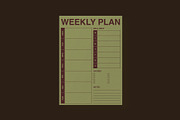 Printable Weekly Planner, a Templates & Theme by StudioClub (Thumbnail 3 of 5)