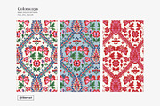 Bazaar Floral Damask Elegant Pattern, a Pattern Graphic by likorbut (Thumbnail 8 of 12)