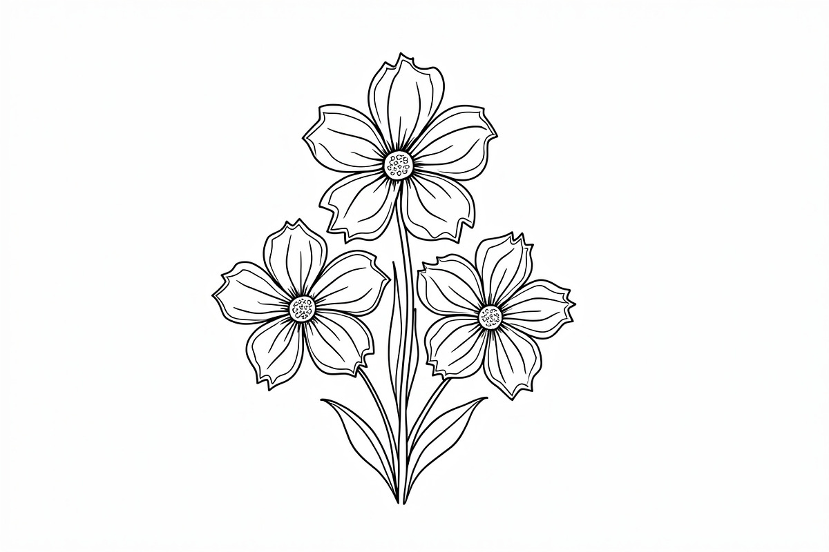 Floral Coloring Book for Adults, an Illustration by Designs_River (Photo 5 of 9)
