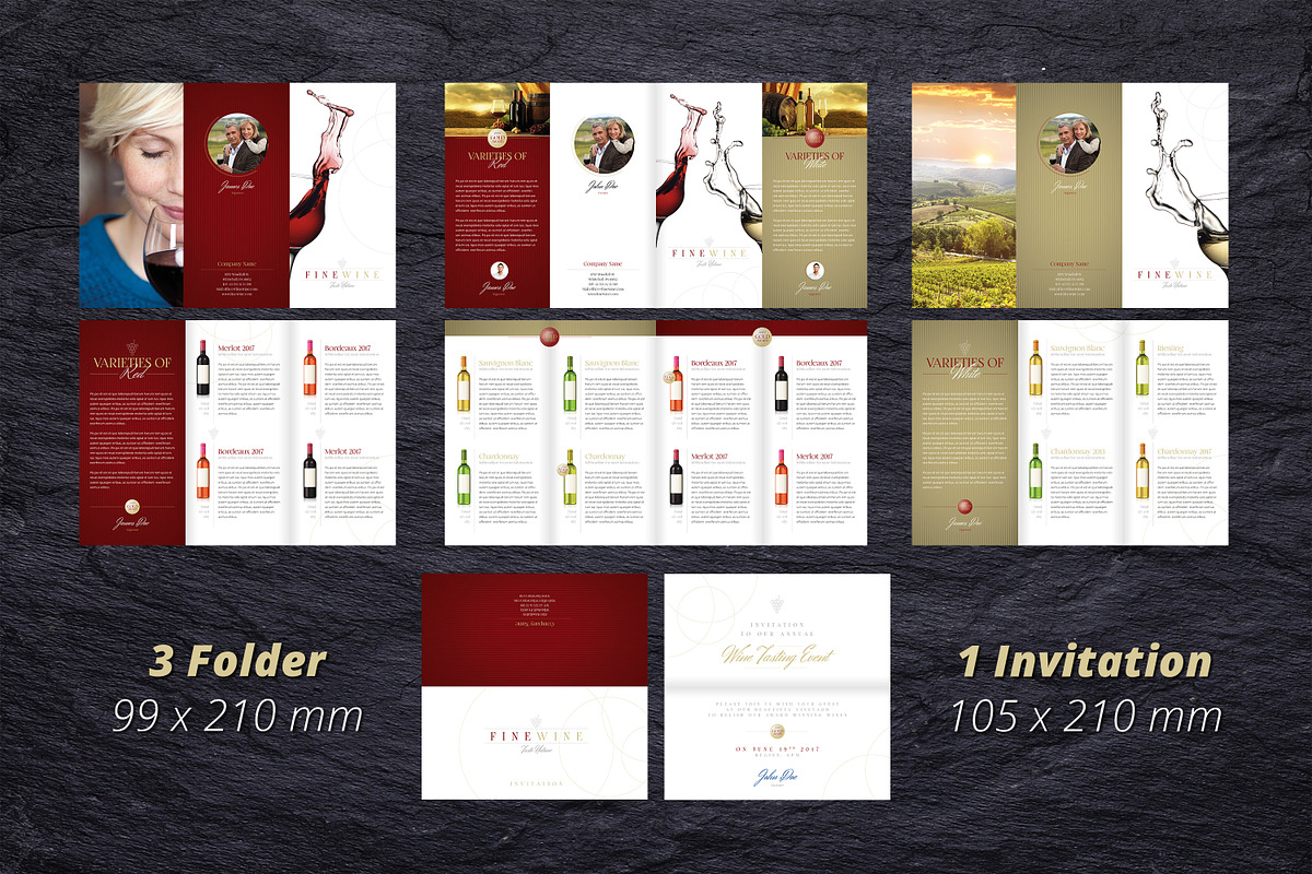 Fine Wine Bundle, a Brochure Template by easytemplates.store (Photo 5 of 6)