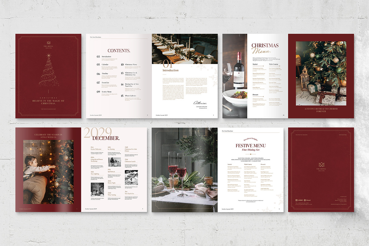 Christmas Brochure Template, a Brochure Template by BrandPacks (Photo 2 of 4)