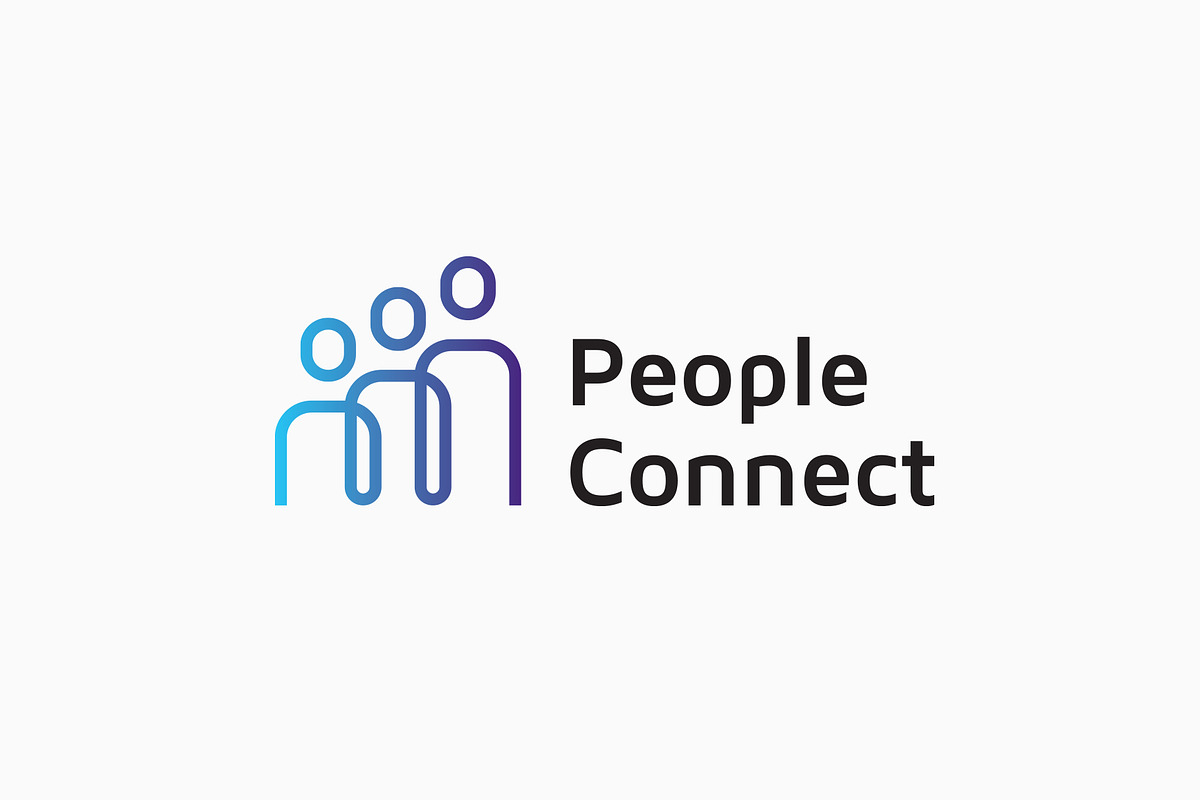 People Connect Logo, a Branding & Logo Template by Falcon eye (Photo 1 of 3)