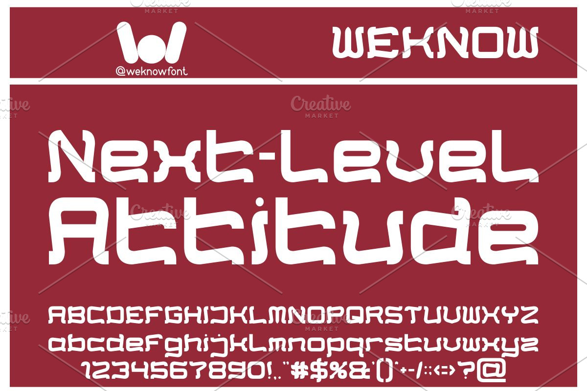 WHO'S NEXT font, a Font by weknow (Photo 4 of 8)