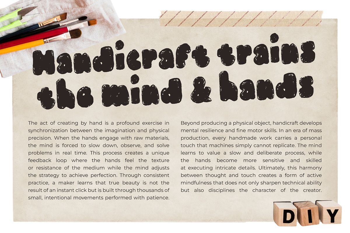 Polvorón - Crumbly Bold Display Font, a Handwritten Font by Ef Studio (Photo 3 of 11)
