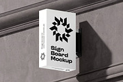 Signboard Vertical Mock-up, an Advertising Mockup by zippypixelstudio (Thumbnail 11 of 14)